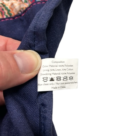 WILLIAM MORRIS AT HOME PEACOCK & BIRD VELVET POUCH - Picture 10 of 10